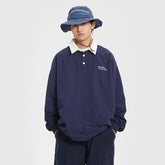 Unisex Jacket Spring Vintage Polo Collar Embroidered Lapel Jacket